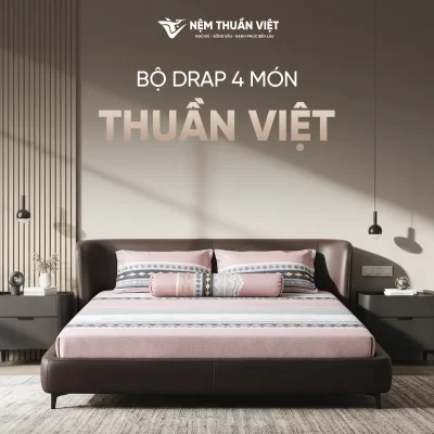 [Tặng] 01 Ga Microfiber Thuần Việt