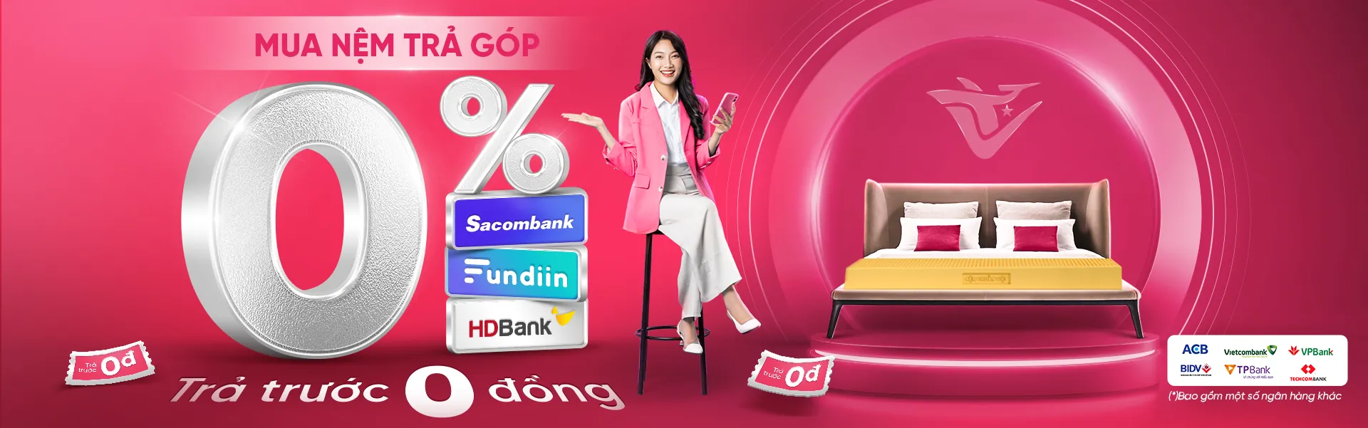 Nệm Thuần Việt – Trả Góp 0%