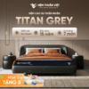 Nệm cao su thiên nhiên Thuần Việt Titan Grey - Kháng khuẩn, nâng đỡ vượt trội