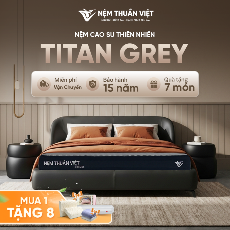 Nệm Titan Grey